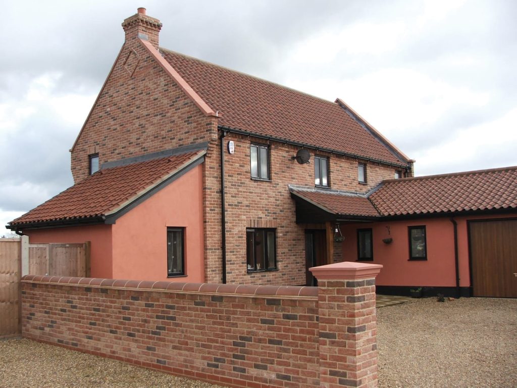 Traditional Farmhouse Exterior Brick Tiles