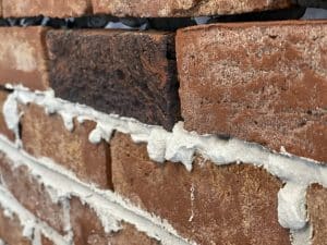 brick slip mortar for Fireplace Brick Slips