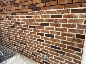 how do i point my brick slips up