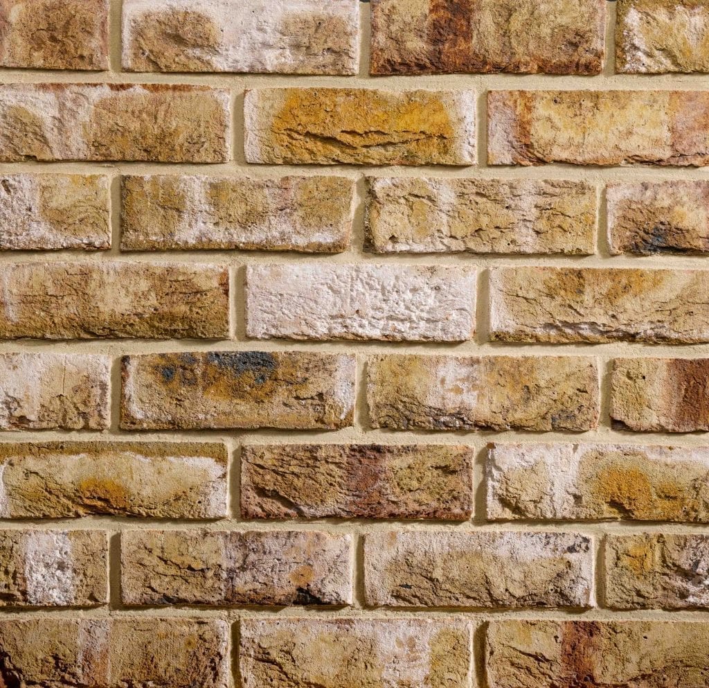 London Weathered Yellow Stock Bricks Slips