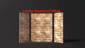 Fireplace Brick Panels - London Weathered