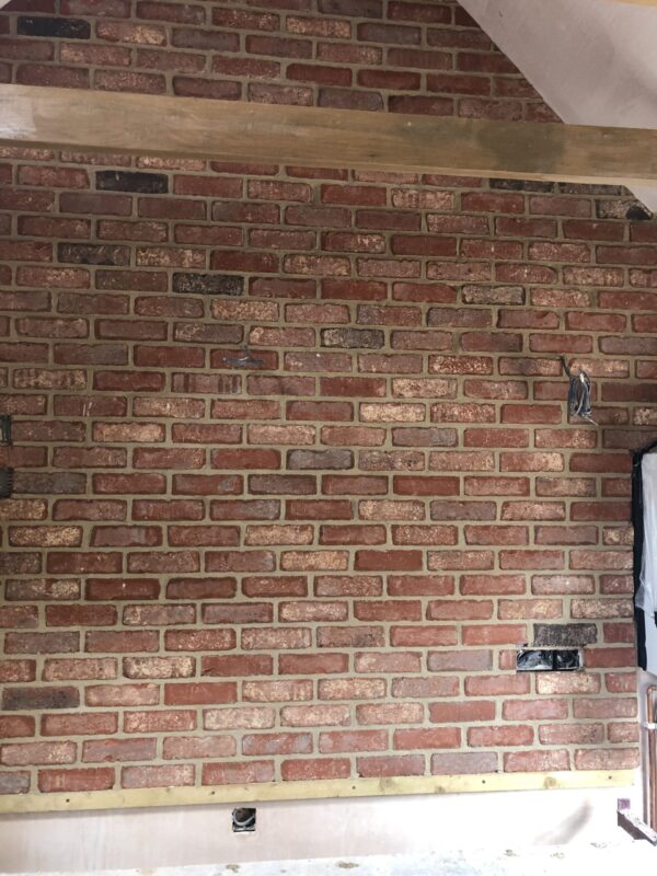 Wellbourne Antique Brick Slip Installation